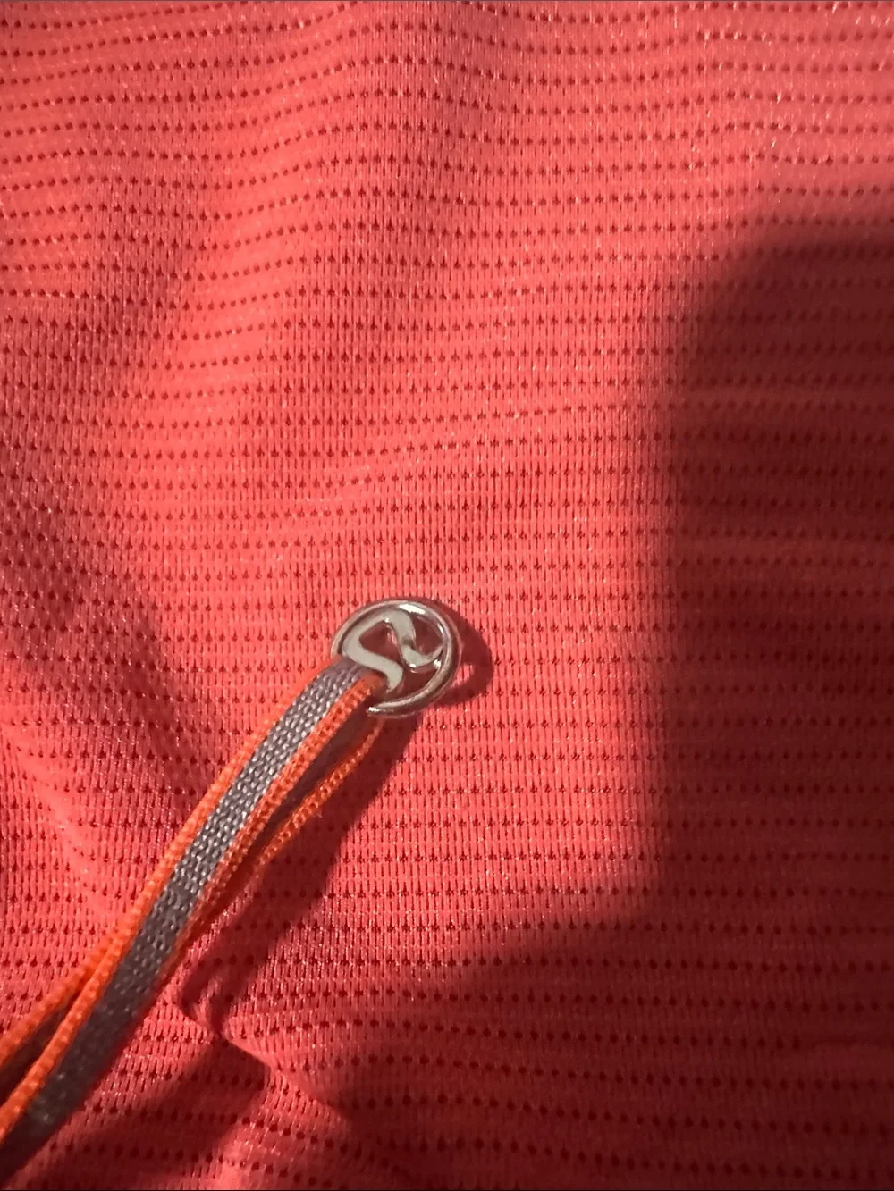 lululemon athletica Coral Tank with Navy Striped Bust